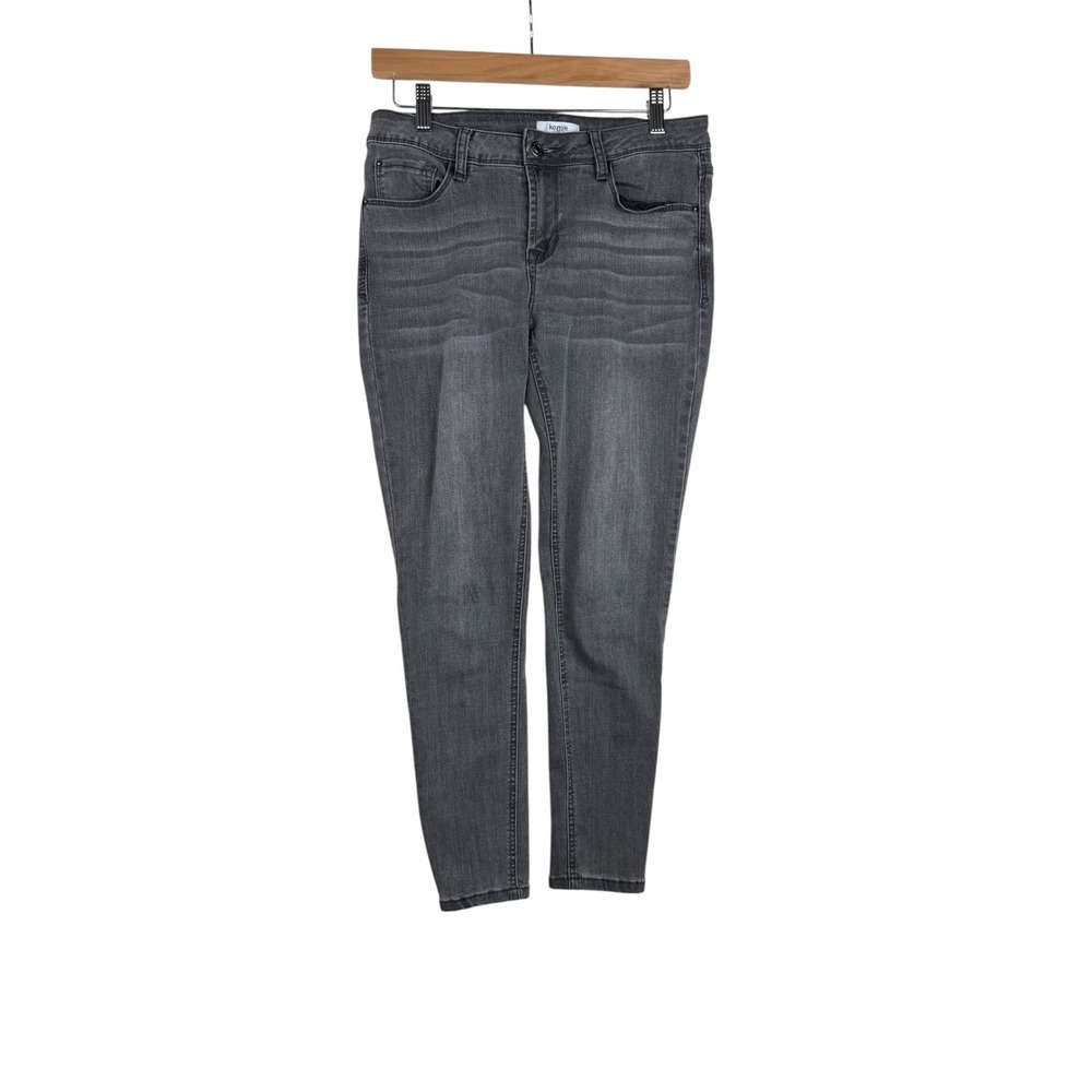 Kensie Effortless Mid Rise Ankle Jeans size 6/28 Gray
